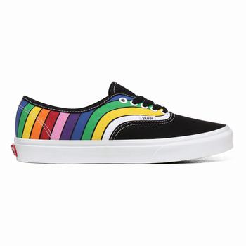 Vans Refract Authentic - Miesten Tennarit - Mustat/Valkoinen/Monivärinen